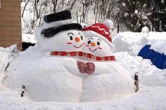 干货分享:如何堆出一个有创意的雪人?