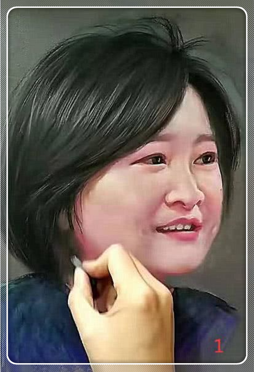 美术生用画笔帮贾玲瘦脸,本以为在毁画,看到最后:收下