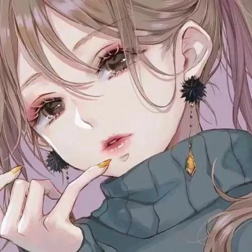 【动漫头像】呆萌风动漫女生头像:一定要吃饱,吃饱才