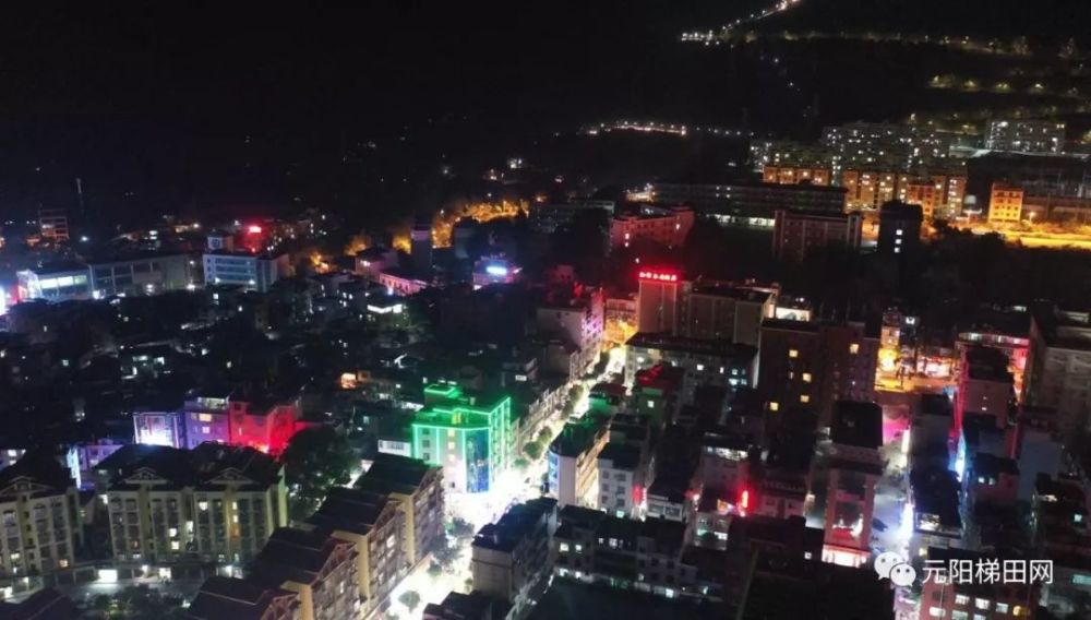 元阳南沙夜景要过节啦越看越想家家乡美