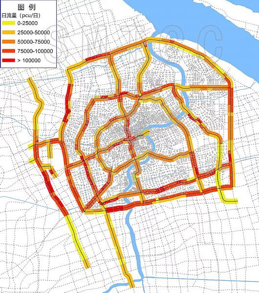 上海哪些快速路,轨交线流量最高?上半年交通运行分析