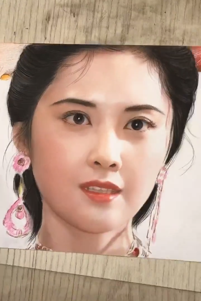 美术生手绘"女儿国国王",网友看到作品说:我要是唐长老,这集就剧终了!