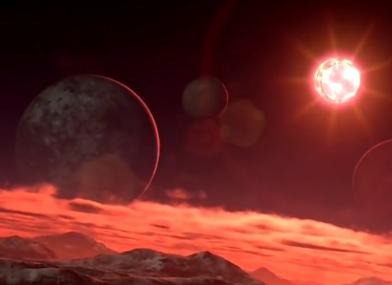一颗距离我们地球大约39光年的红矮星,同样是最与地球极为接近的行星