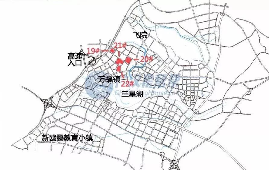 2020广汉土拍首发高新区三星湖旁82亩住宅用地180万亩起