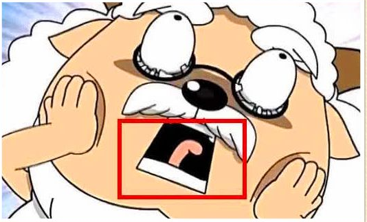 第一个:慢羊羊害怕