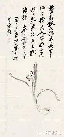 张大千画水仙:万种风情,尽在不言中