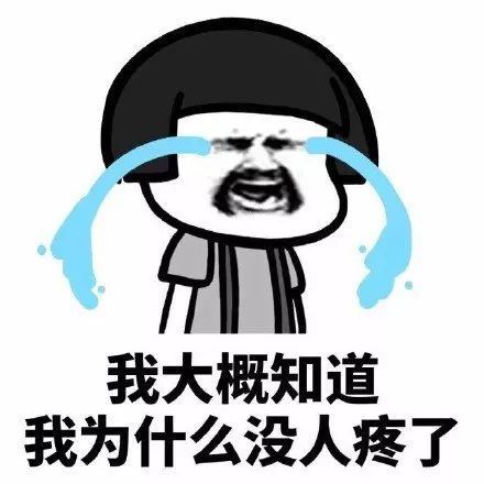 表情包 · 大概知道为什么我没人疼了