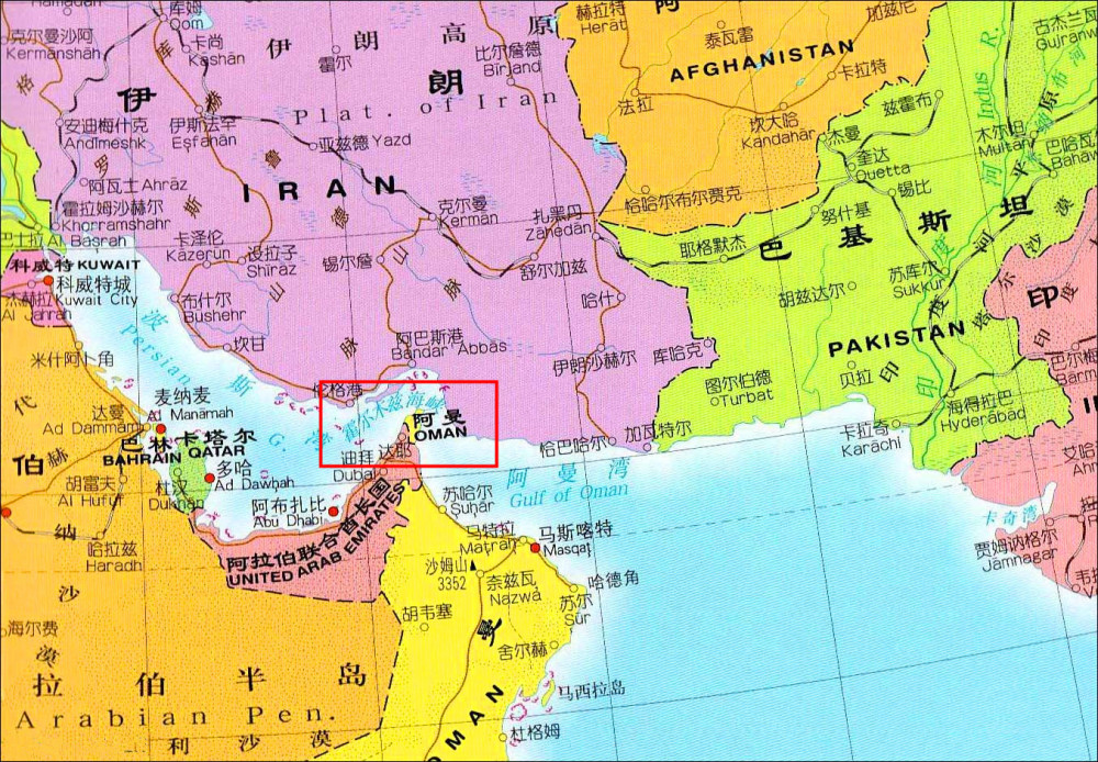 扼守霍尔木兹海峡的穆桑代姆省