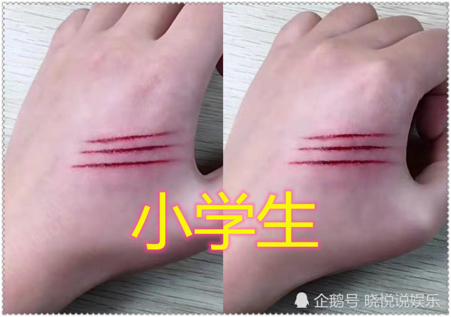 "画伤口"也要分等级?小学生vs高中生,看到大学生:大佬