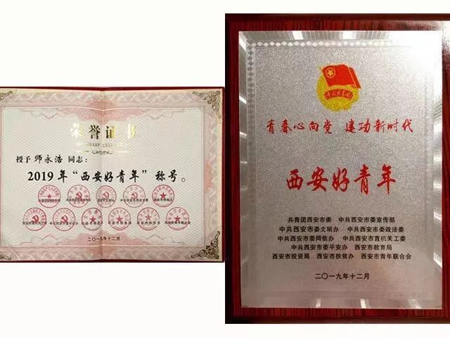 市委政法委,市委网信办等11家单位共同主办的2019年"西安好青年"发布