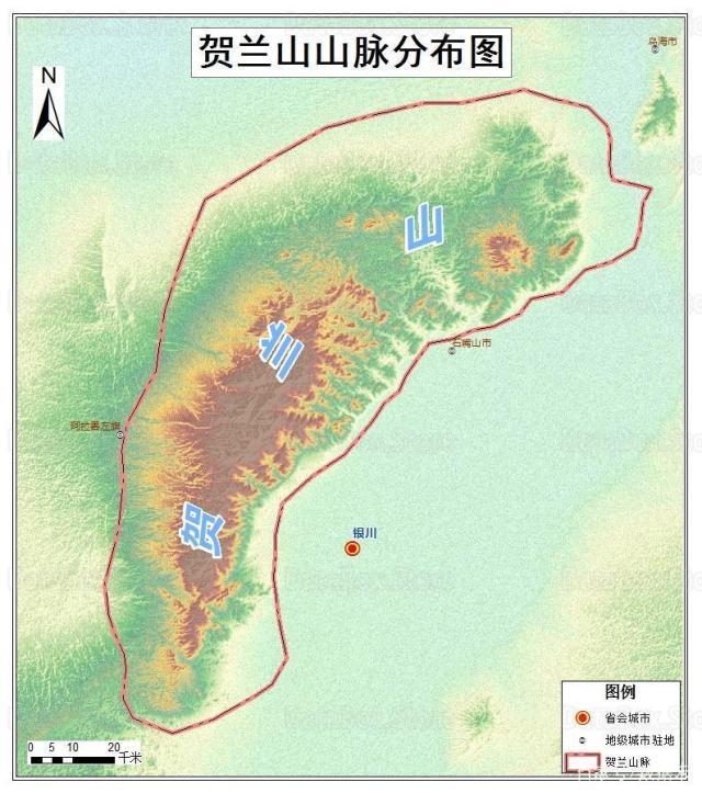 中国主要山脉及山峰分布