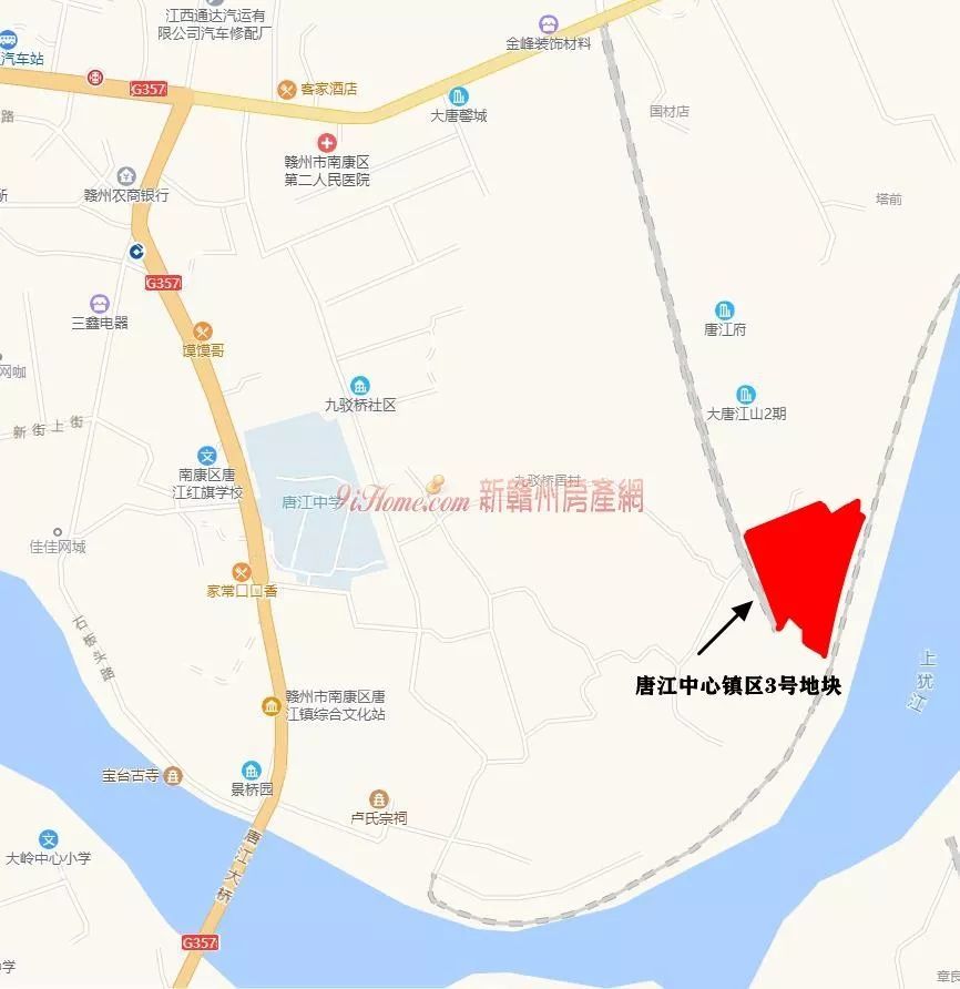 赣州锦晖实业竞得南康区唐江中心镇区3号地块!