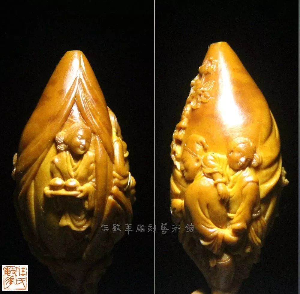 运刀代笔,盈盈方寸尽显乾坤—核雕大师任敏华