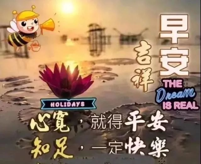 早晨好唯美暖心祝福问候句子,漂亮可爱的早上好图片