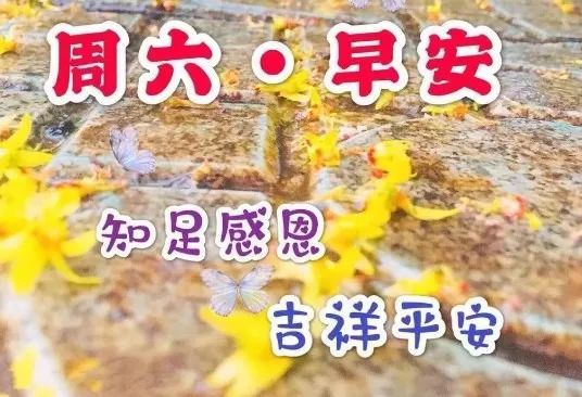 2020周六最美早上好祝福图片,送给在乎的朋友