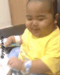 这个超火的印尼小胖子萌翻了啦!你有他的表情包吗?