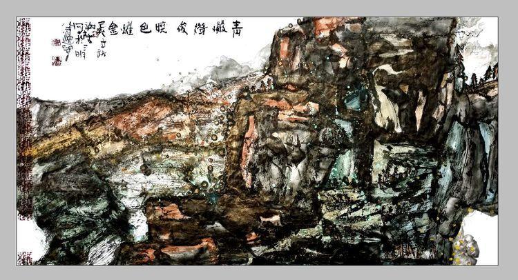 李福林中国写意山水画作品欣赏