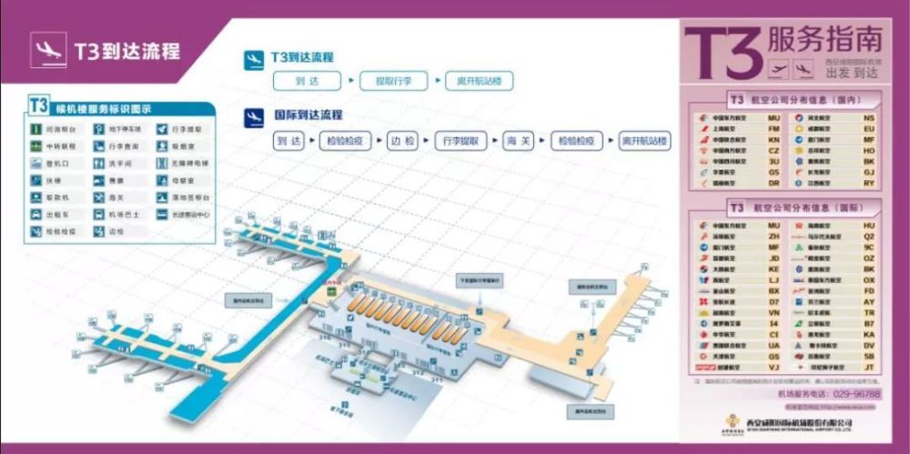 一份来自空港的机场路线图