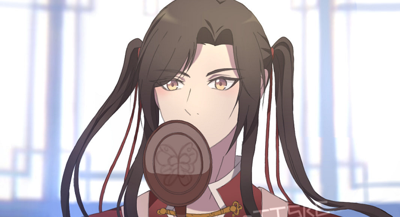 《天官赐福》谢怜给花城梳头,继洛冰河之后,又一秃头少年!
