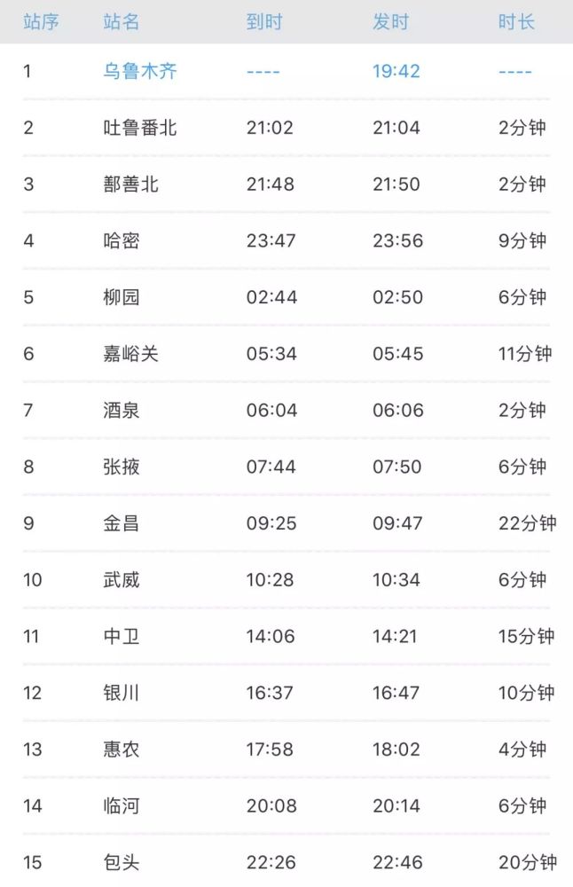 乌鲁木齐至北京西z180次 伊宁至济南z358/5次 部分日期的旅客列车车票