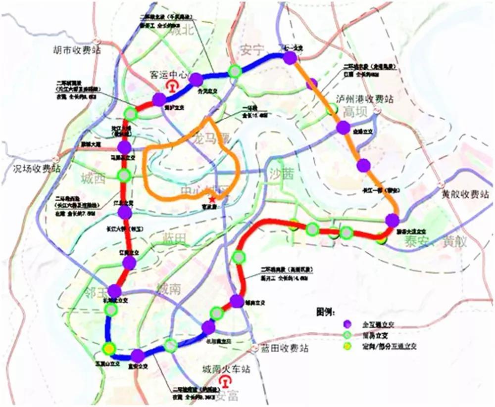 泸州二环路全线开建 围合区域面积约130平方公里