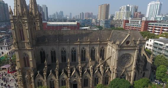 圣诞节去广州石室圣心大教堂,感受不一样的圣诞气氛