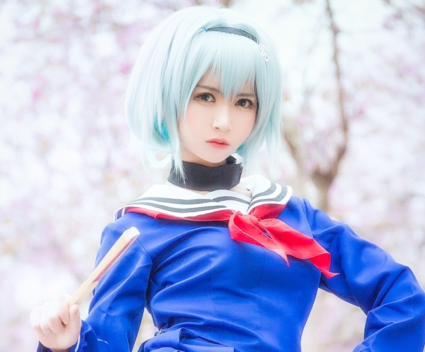 《龙王的工作》空银子cosplay,可爱迷人的小姐姐,魅力