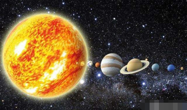 如果把地球的直径按比例缩小到一米,那我们的太阳系会