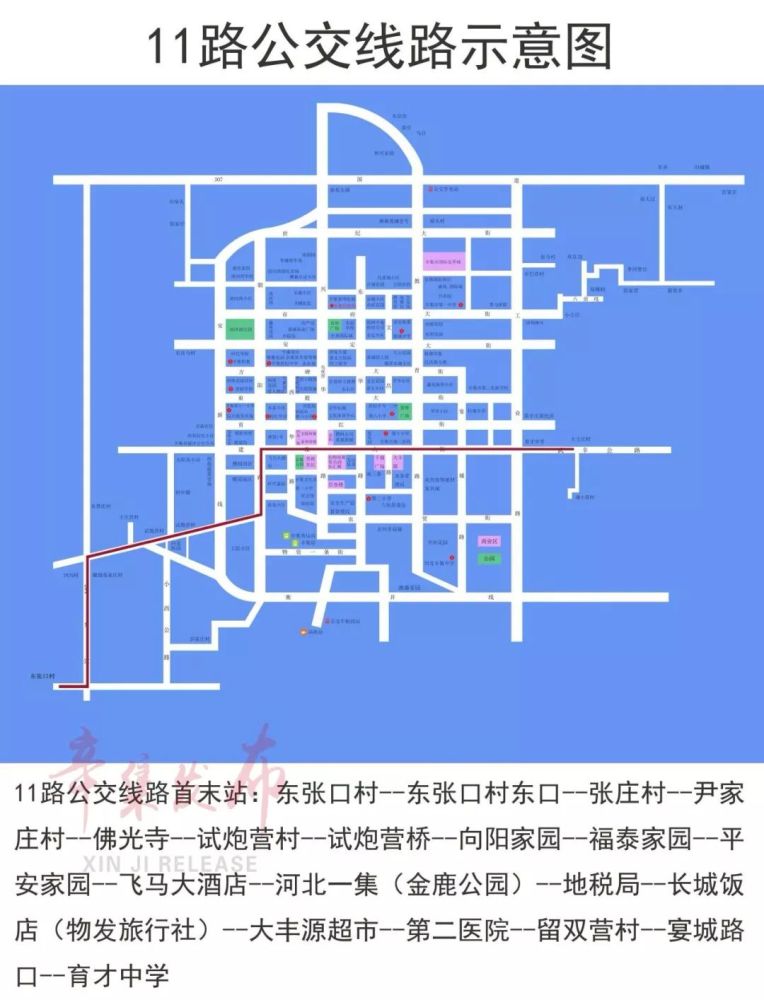 关于开通11路城市公交线路的方案 为进一步优化辛集市公交线网结构