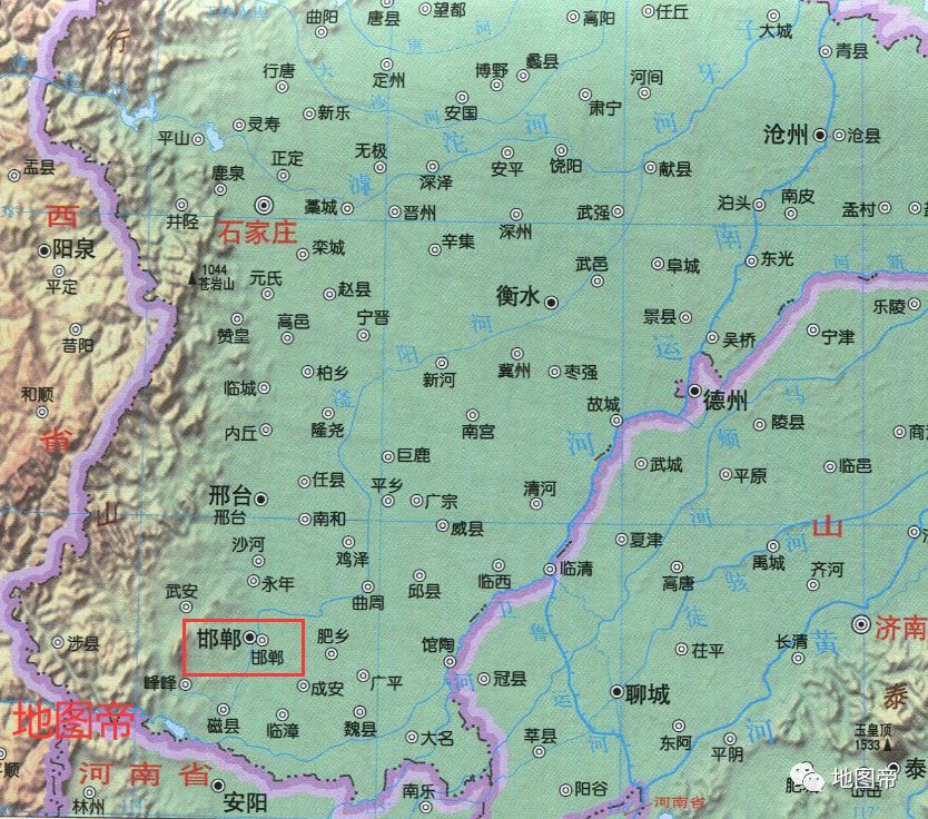 河北省简称冀冀东冀北冀中冀南如何划分