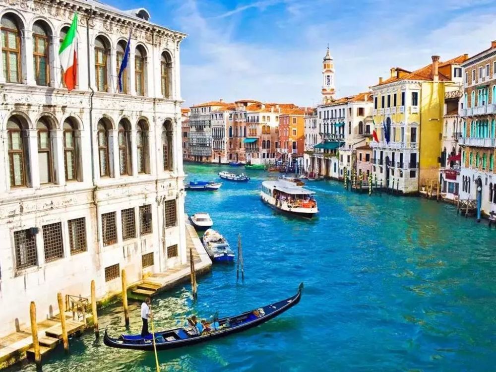 意大利 威尼斯 世界著名的水城威尼斯,是一座因水而生,因水而美,因