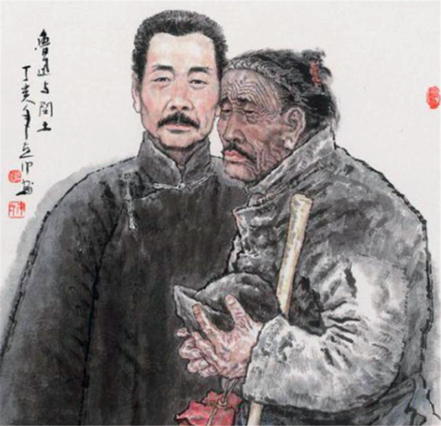 的特殊关系而惊天逆转,他所生的一双儿女也并没有像曾祖"闰土"那样