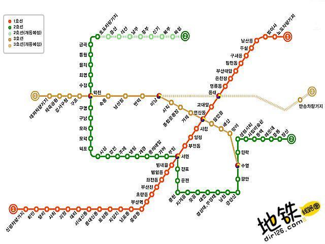 仁川地铁路线图