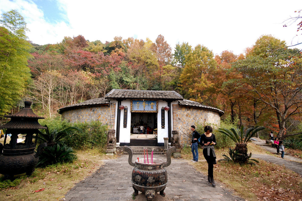福建上杭西普陀,枫叶红了,值得一看