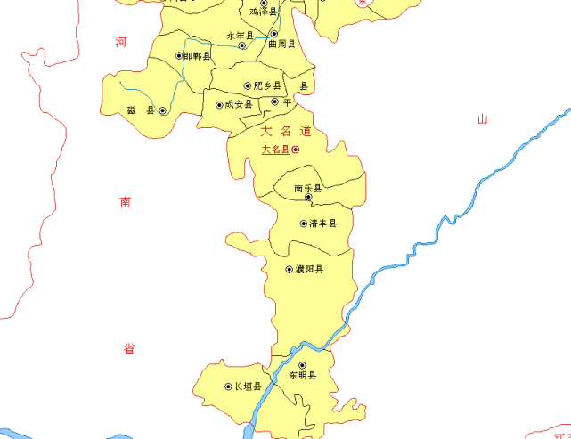 河北省的区划调整,大名专区总计10个县,为何会被撤销?