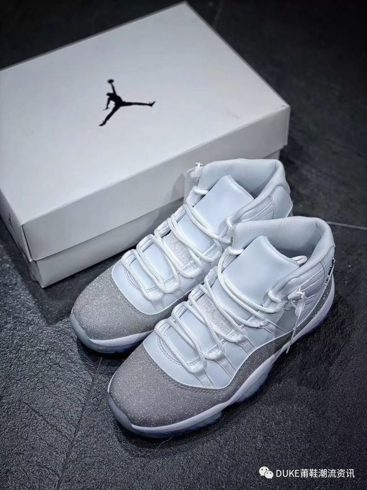 闪亮婚鞋air jordan 11 wmns 满天星 开箱测评