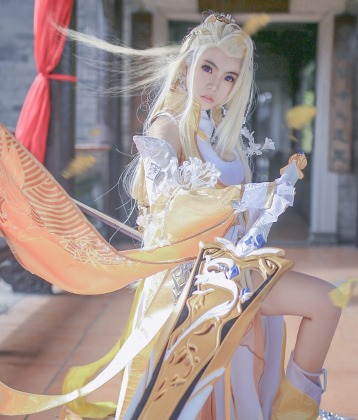 剑三雪河藏剑成女cosplay,优雅端庄的小姐姐,美到窒息