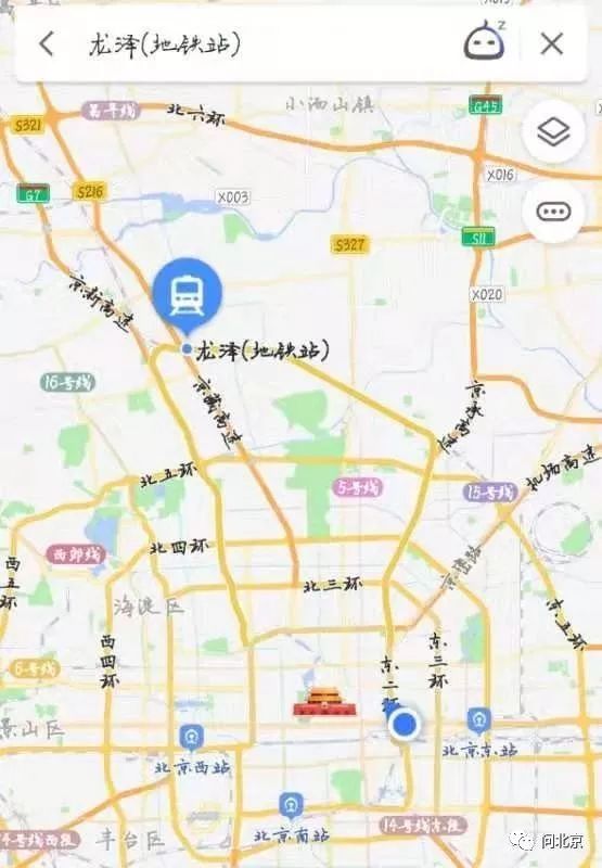 今年5月31号,位于 回龙观地区的北京市第一条自行车专用道开通投入