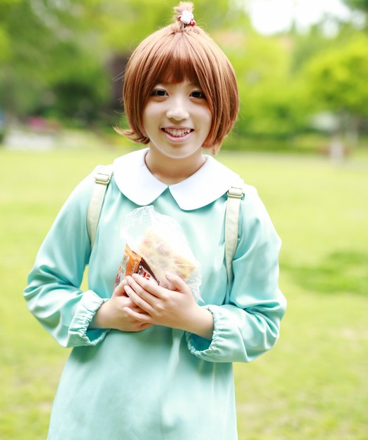 cosplay《轻音少女》平泽唯,呆萌可爱的小姐姐