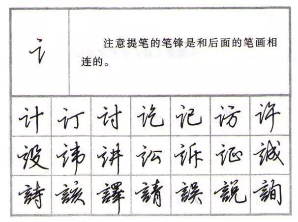 79个行书笔画,练两个月,轻松写出一手好字