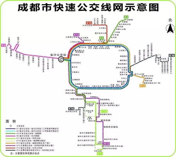 晚归不用怕!12月31日晚成都9条快速公交线路延长服务1小时