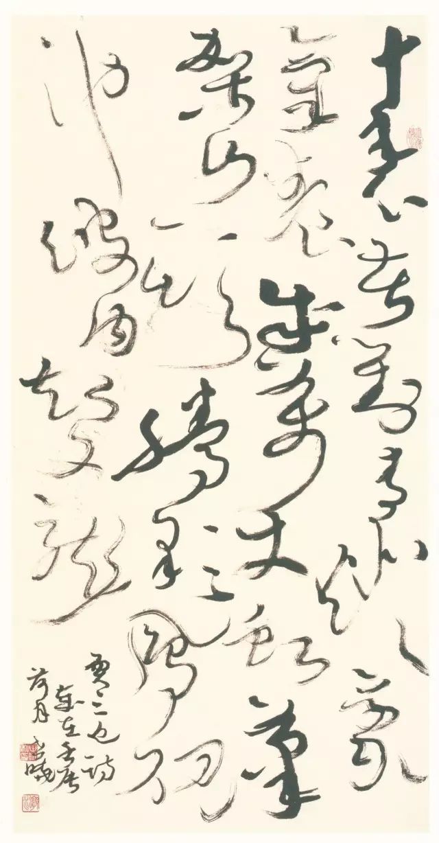 马世晓 贾三近《赴琼林宴有感》草书 136.5×69.5cm