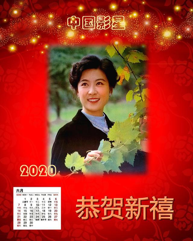 2020年明星年历,80年代十二大美女,绝色佳人