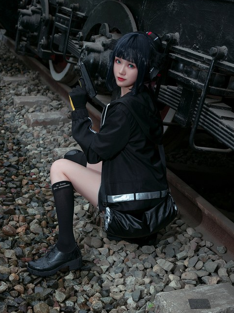 cosplay《明日方舟》杰西卡,娇俏可人的美丽小姐姐