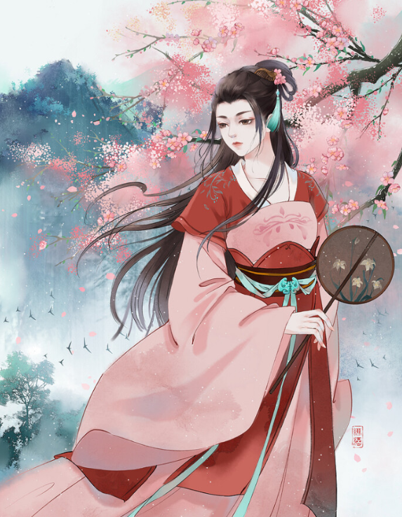 古风女生头像:宛若瑜,似水般流过的痕迹,落幕了童话的