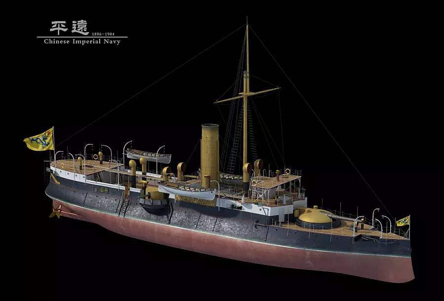号称"龙威"的国产战舰,代表了当时清朝制造的最好科技