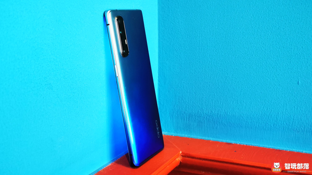 oppo reno3 pro蓝色星夜图赏:19年最轻薄双曲面5g手机