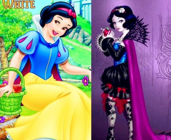 迪士尼公主黑化形象,白雪公主成"恶毒"皇后,艾莎颜值却最让人意外