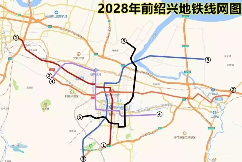 交通 2019年,绍兴不仅仅有地铁的集中开建,多条高架快速路的进一步