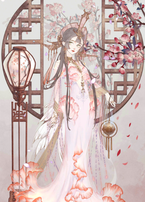 古风女生头像:故人几时还,问花花不答,只盼为伊再画眉间一点朱砂